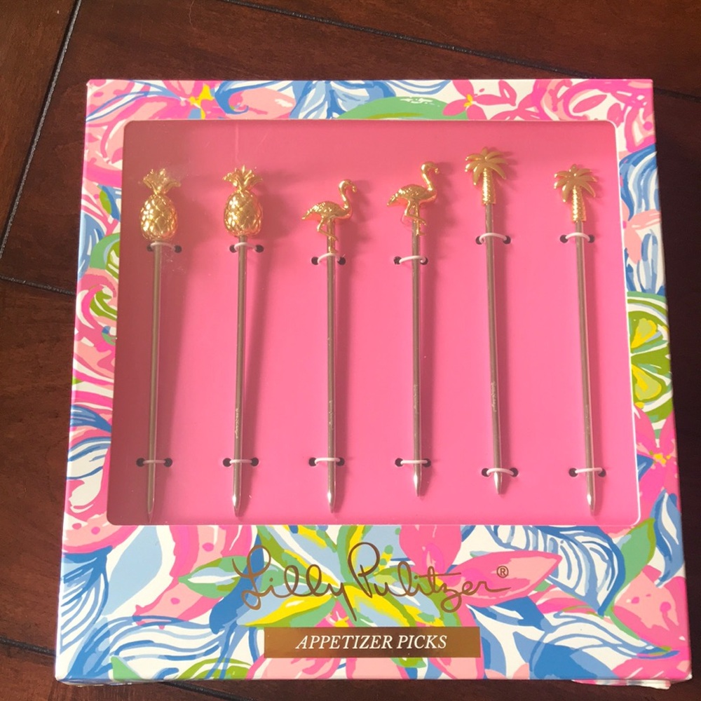 🛍Lilly Pulitzer Appetizer Picks NWT🛍